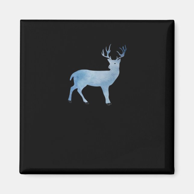 Deer Modern Artistic Design  Magnet (Vorne)