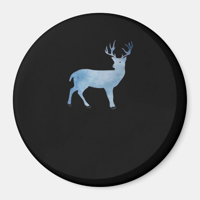 Deer Modern Artistic Design  Magnet (Vorne)