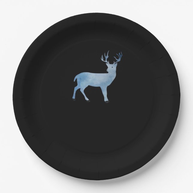 Deer Modern Artistic Design  Pappteller (Vorderseite)