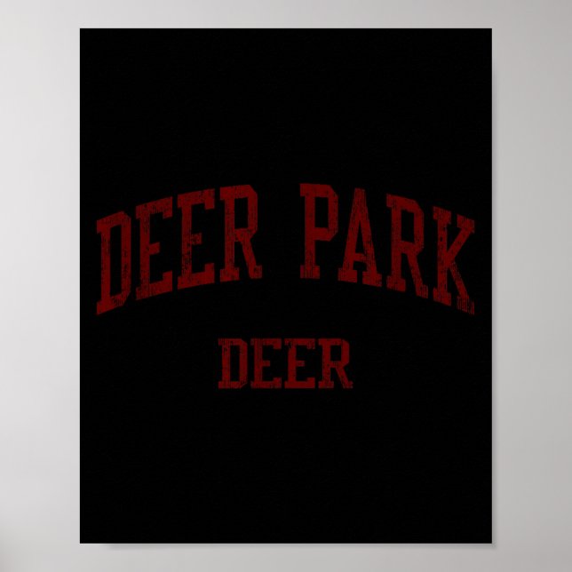 Deer Park High School Hs Kunstwerke Poster (Vorne)