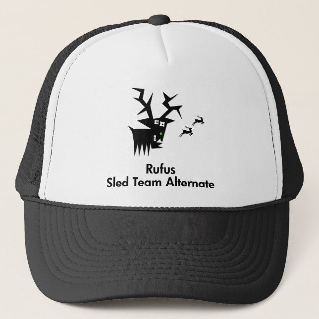 Deer Rufus Sled Team Alternate Truckerkappe (Vorderseite)