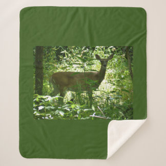 Deer Sherpa Blanket Sherpadecke
