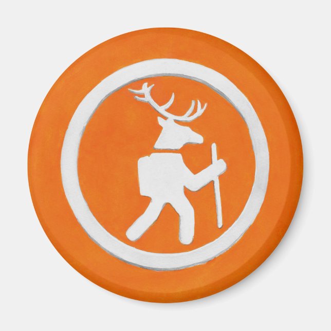Deer Trail Marker Magnet (Vorne)