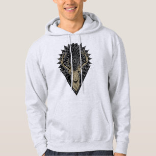Deer und Mandala Hoodie