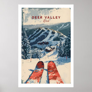 Deer Valley Ski Plakat 1