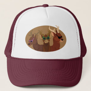 Deer Wearing Sunglasses Truckerkappe