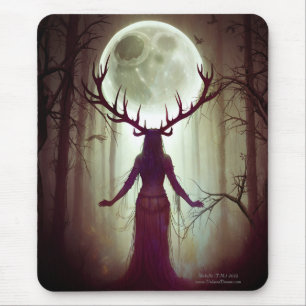 Deer Woman Mousepad