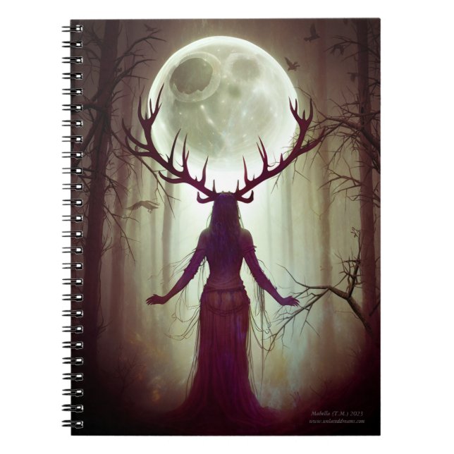 Deer Woman Notizblock (Vorderseite)