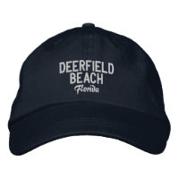 Deerfield Beach Florida bestickter Hut