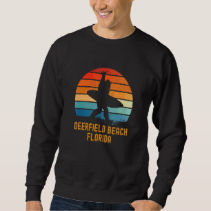 Deerfield Beach Florida Sasquatch Souvenir Sweatshirt