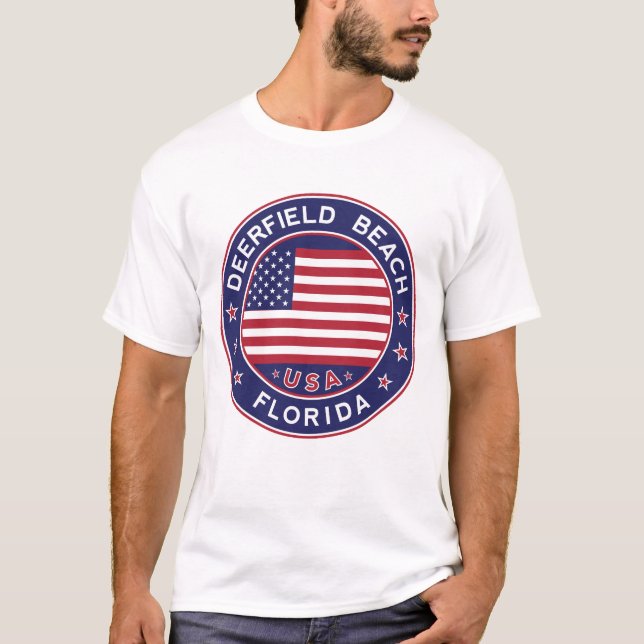 Deerfield Beach, Florida T-Shirt (Vorderseite)