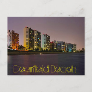 Deerfield Beach, Florida, USA Postkarte
