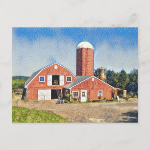Deerfield Farm Postkarte