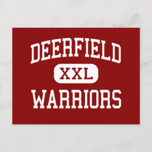 Deerfield - Krieger - High - Deerfield Illinois Postkarte
