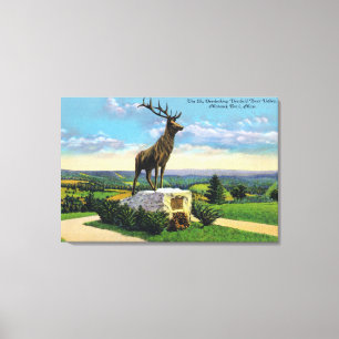 Deerfield River Valley on Mohawk Trail Leinwanddruck