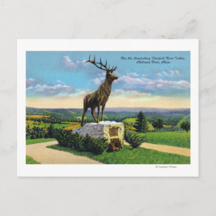 Deerfield River Valley on Mohawk Trail Postkarte