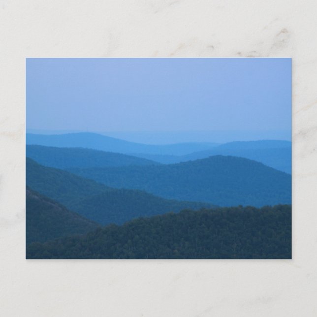 Deerfield River von East Mountain Berkshires Postkarte (Vorderseite)