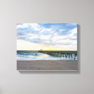 Deerfield Strand, FL Leinwanddruck