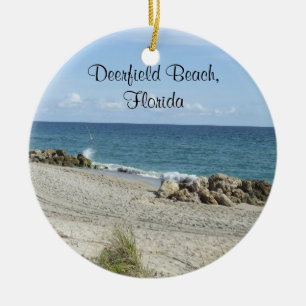 Deerfield Strand-Florida-Verzierung Keramik Ornament