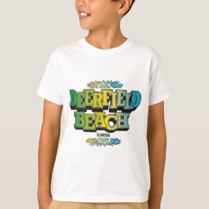 Deerfield Strandsiebziger jahre T-Shirt