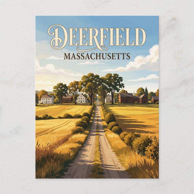 Deerfield USA Postkarte (Vorderseite)