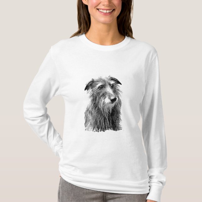 Deerhound-T-Shirt T-Shirt (Vorderseite)