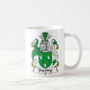 Deering Familienwappen Tasse
