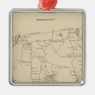 Deering, Hillsborough Co Ornament Aus Metall