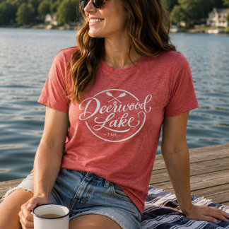 Deerwood Lake Klassisches Seeben Tri-Blend Shirt