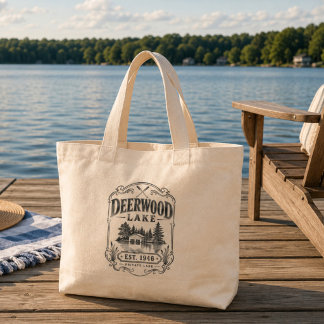 Deerwood Lake Vintage Seelenleben Jumbo Stoffbeutel