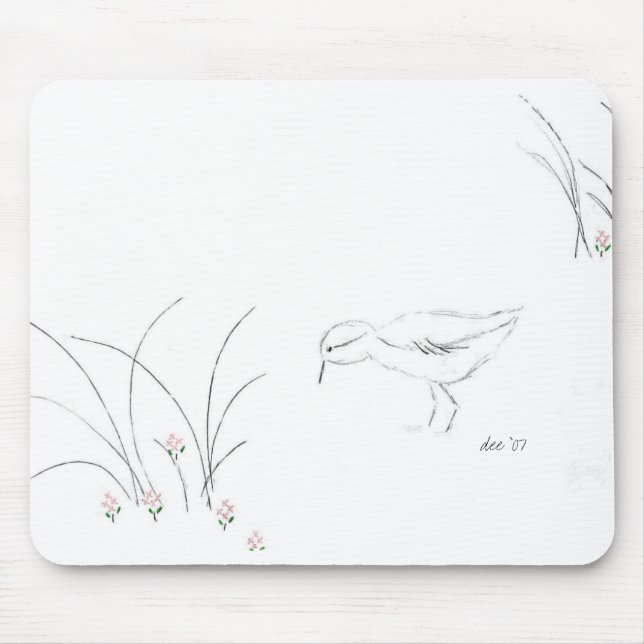 Dees Flussuferläufer - Highcountryhiker Mousepad (Vorne)