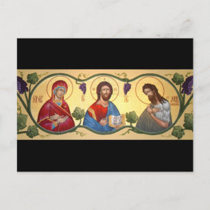 Deesis Prayer Card Postkarte