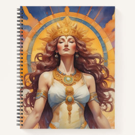 Déesse du Soleil Notizbuch