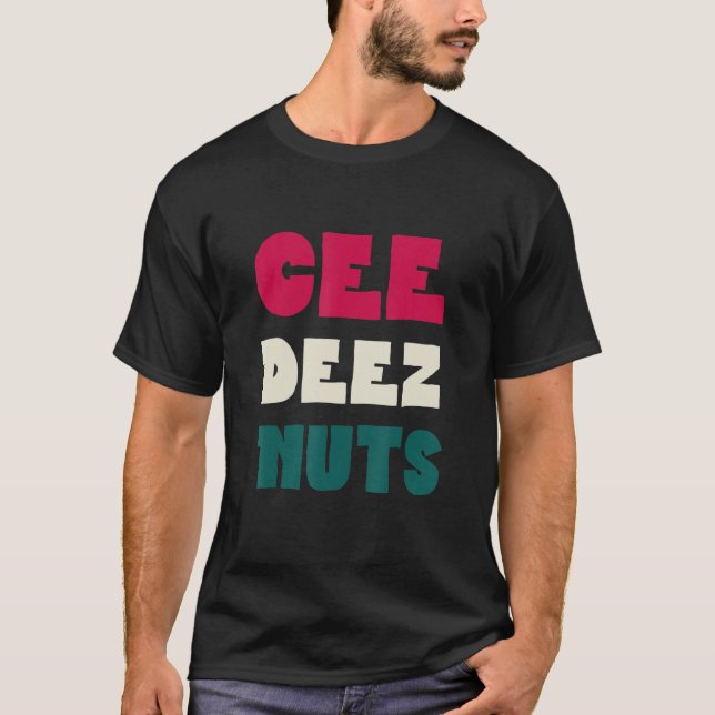 Deez Nuts Funny Meme Lover Christmas Pajama T-Shirt (Vorderseite)