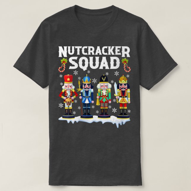 Deez Nuts Funny Xmas 2022 Nutcracker Squad Christm T-Shirt (Design vorne)