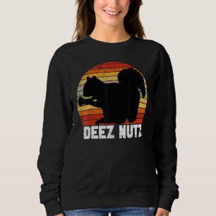 Deez Nuts Nutcracker Christmas Pajama Funny Ugly X Sweatshirt