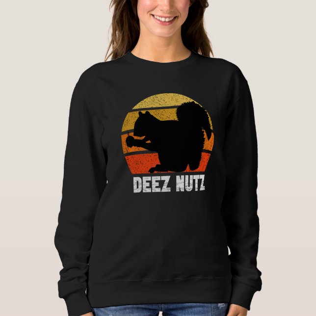 Deez Nutz Christmas Gopher Sprichwort Dees Nutz Ug Sweatshirt (Vorderseite)