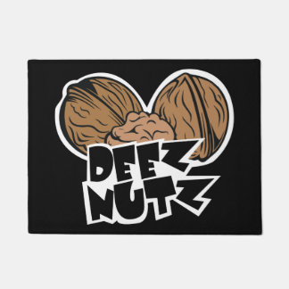 Deez Nutz lustige Illustration Fußmatte