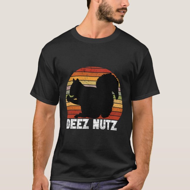 Deez Nutz Nutcracker Squirrel Gopher Chipmunk Dees T-Shirt (Vorderseite)
