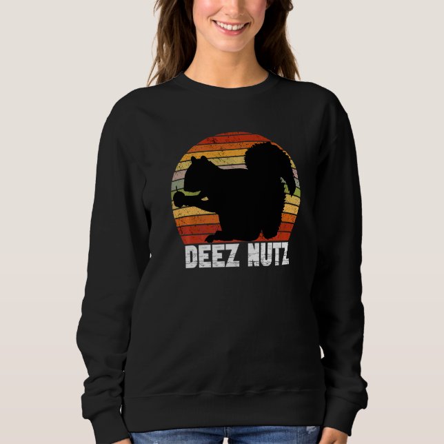 Deez Nutz Weihnachts-Gopher Sagt Dees Nutz Hässlic Sweatshirt (Vorderseite)