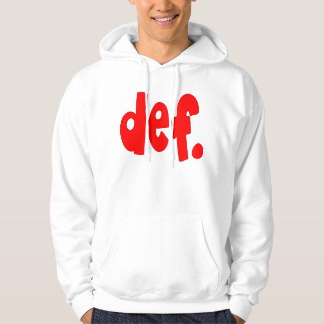 def. hoodie (Vorderseite)