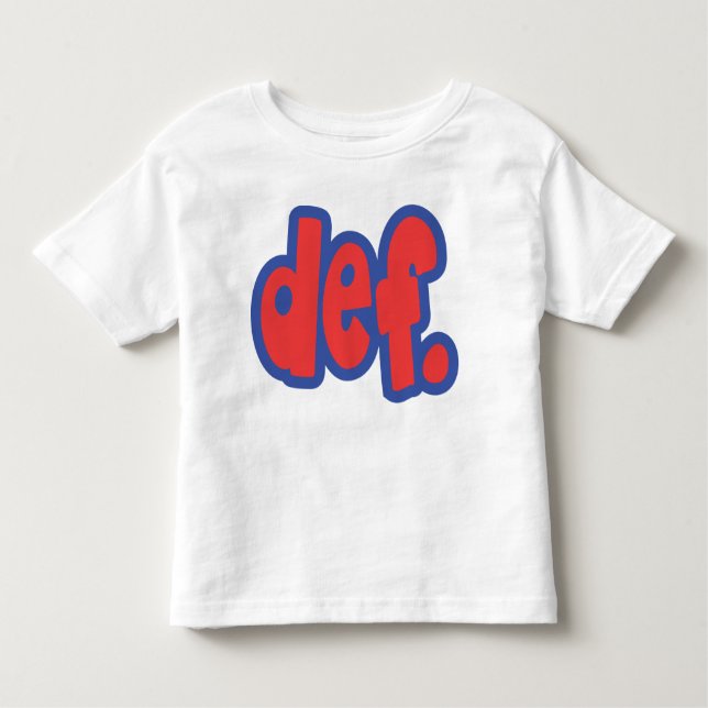def. kleinkind t-shirt (Vorderseite)