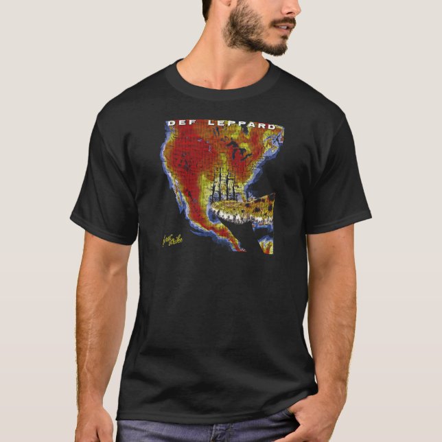 Def Leppard - erster Stoß T-Shirt (Vorderseite)