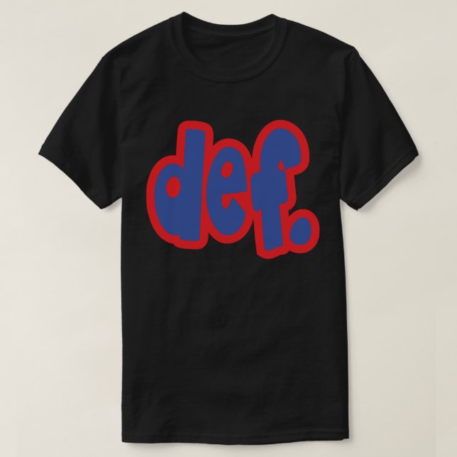 def. T-Shirt (Design vorne)