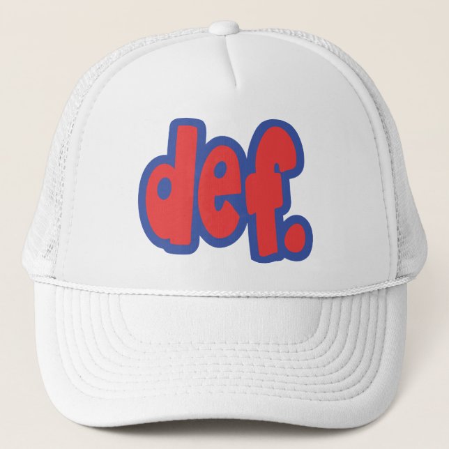 def. truckerkappe (Vorderseite)