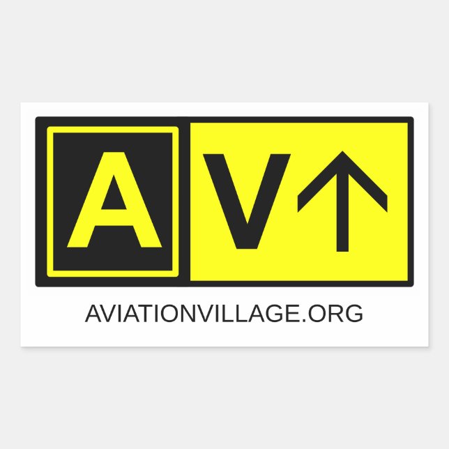 DEFCON Aviation Village Taxi Way Stickers (Vorderseite)