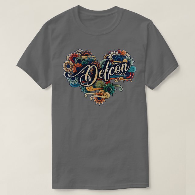 Defcon VIGNETTE VINTAG FARBE T-Shirt (Design vorne)