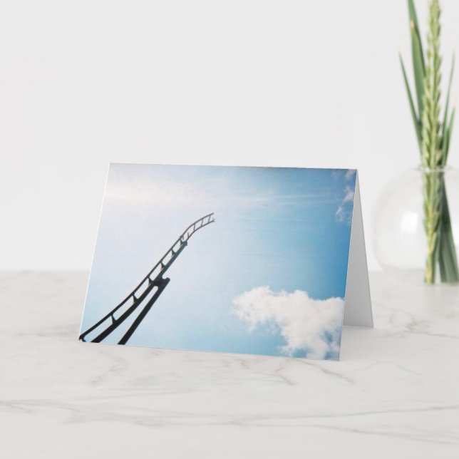 Defekte Achterbahn Karte (Vorderseite)