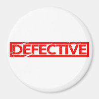 Defekte Briefmarke