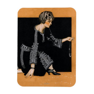 Defekte Perlen-Halskette Magnet